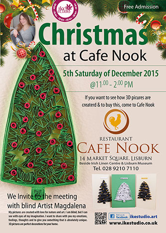 Christmas at cafe nook - 5th Saturday of December 2015